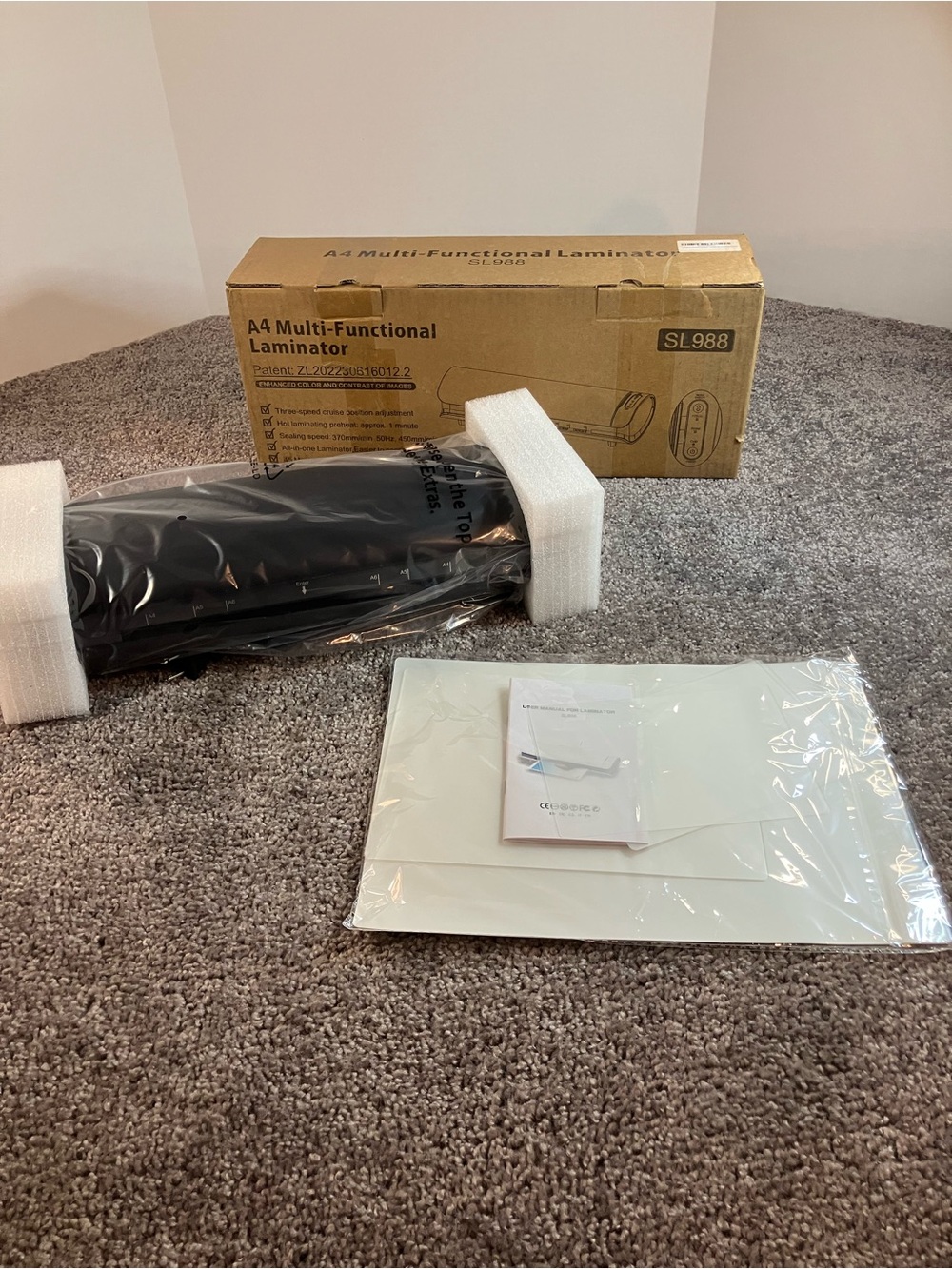 Desktop A4 Multi-Functional Laminator Machine Model: SL988 New!